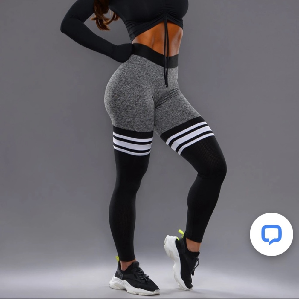 Bombshell thigh-high leggings